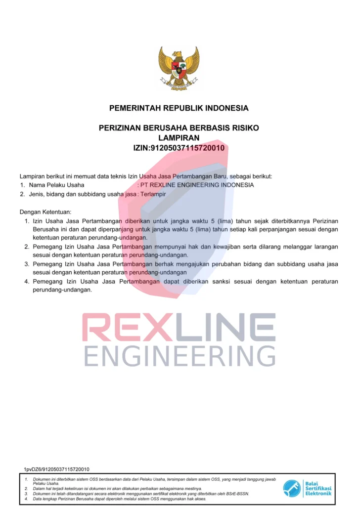 Rexline Trade Mark Certificate