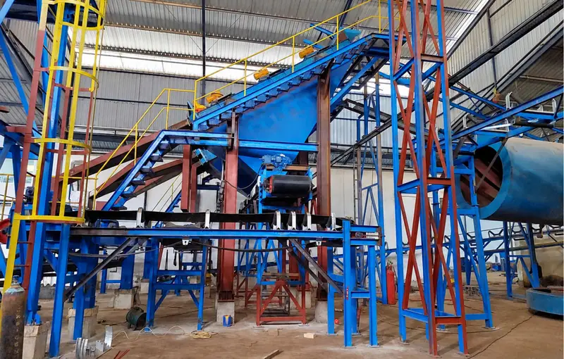 NPK Fertilizer Plant — Screening equipment, structural steel and process ductwork