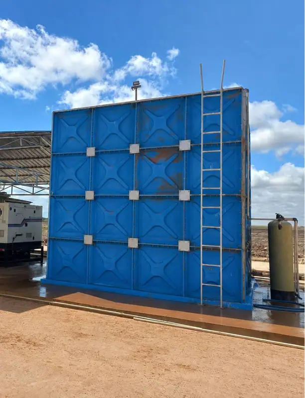 Hot Water Treatment Plant for Sugarcane Seed — Electrical controls, process equipment and water storage