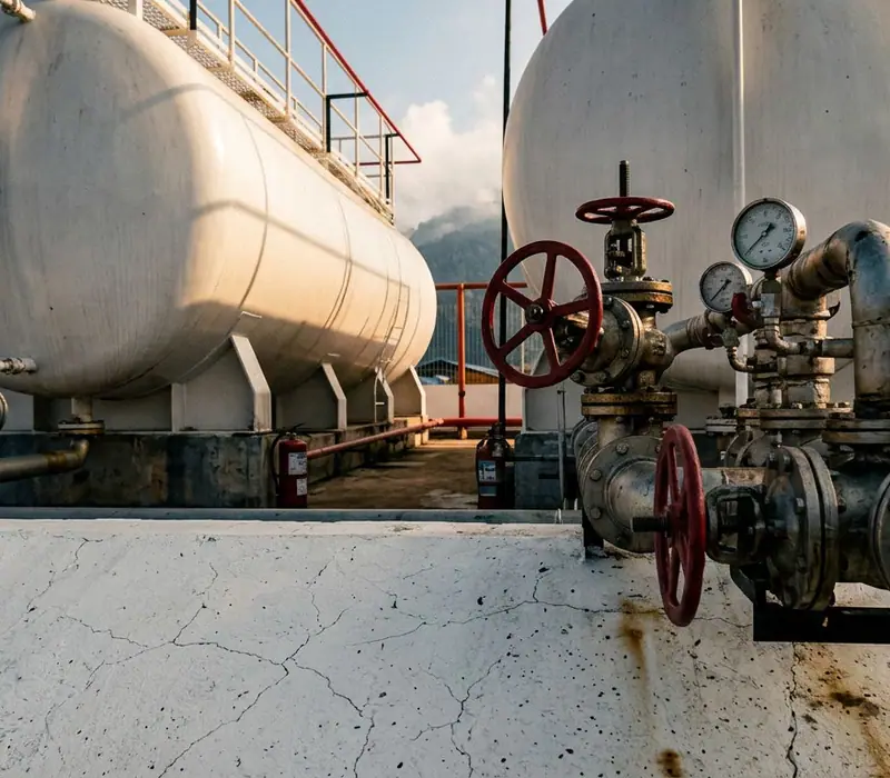 Fuel Farm Facility — Installation, piping and welding