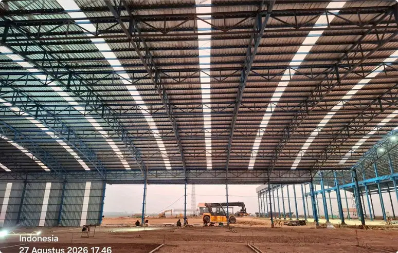 T-Workshop Complex, 13,360 m² — Roof and cladding, August 2026