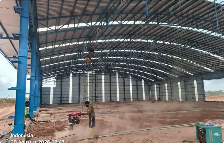 T-Workshop Complex, 13,360 m² — Roof and cladding, August 2026