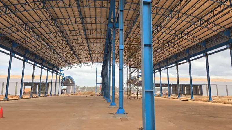 T-Workshop Complex, 13,360 m² — Foundations and slab works