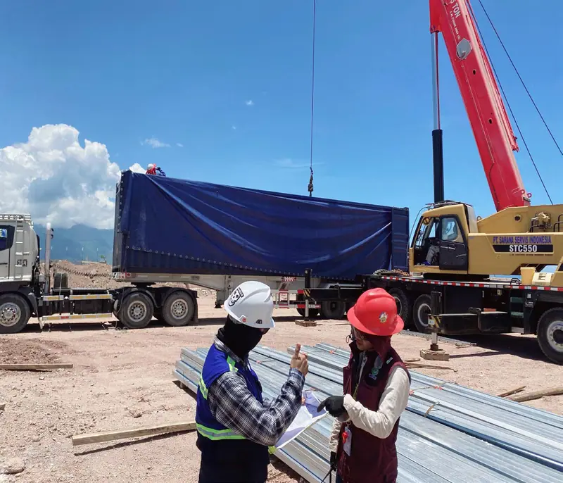 Permanent Workshop, Office & Support Facilities — Steel erection, 2025