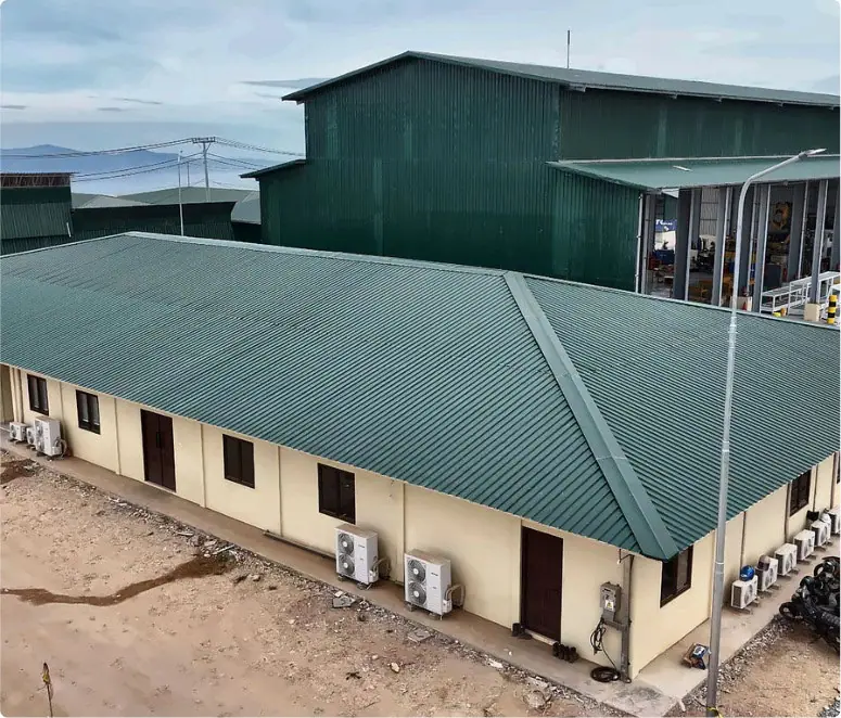 Permanent Workshop, Office & Support Facilities — Office block, fitted out