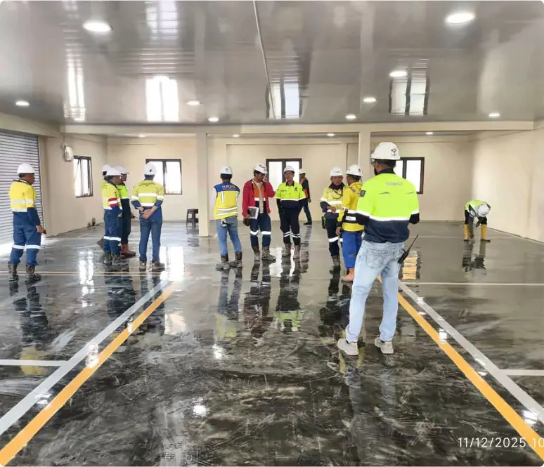 Permanent Workshop, Office & Support Facilities — Office block, fitted out