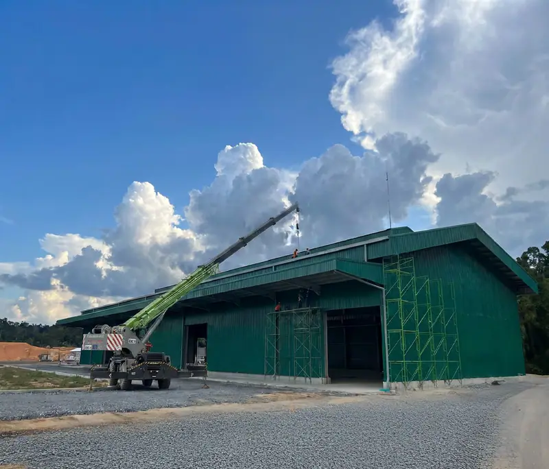Coal Washing Plant Infrastructure — Cladding and building close-out