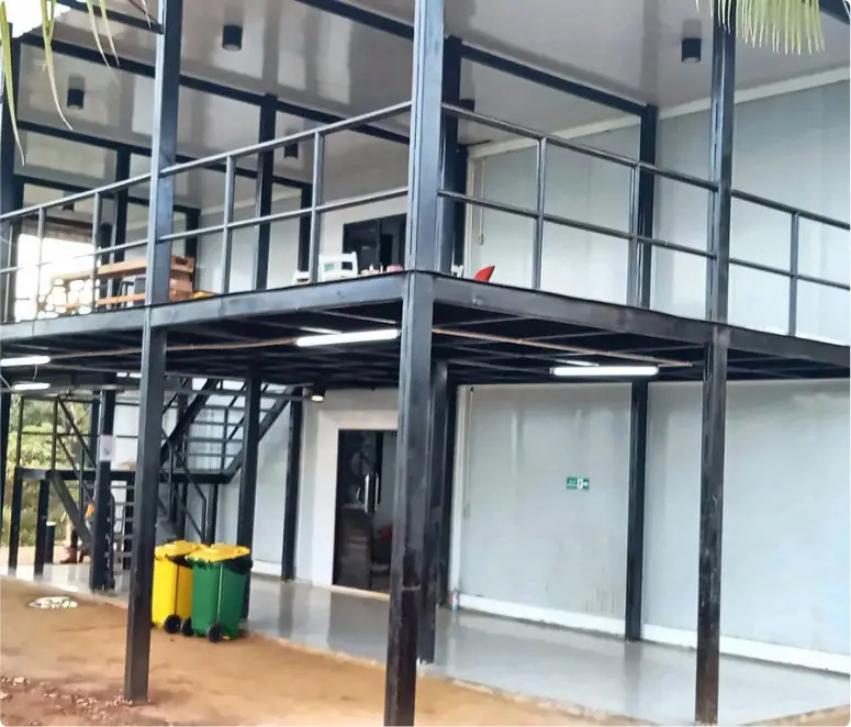 Two-Storey Workforce Housing — Housing blocks and access