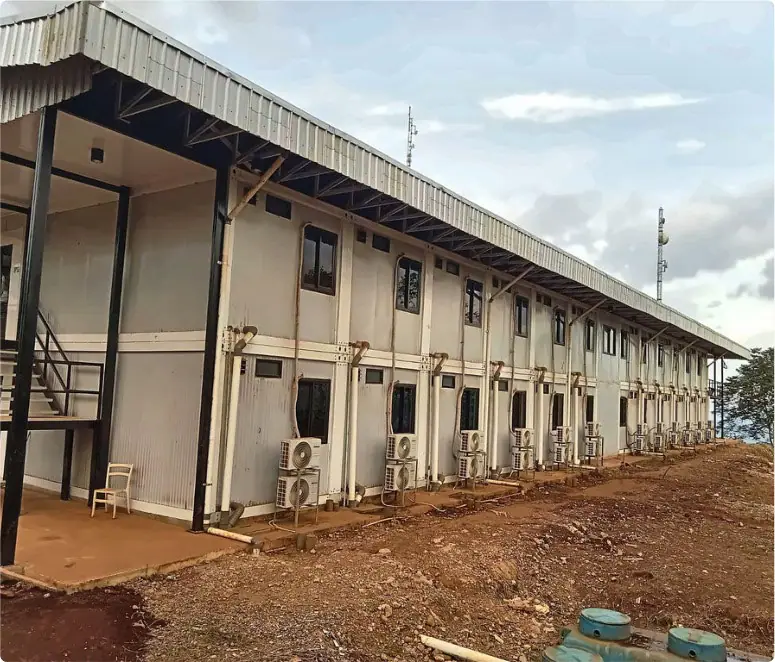 Two-Storey Workforce Housing — Housing blocks and access