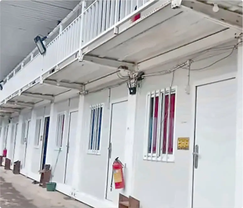 Housing Camp & Kitchen — Blocks, corridors and rooms