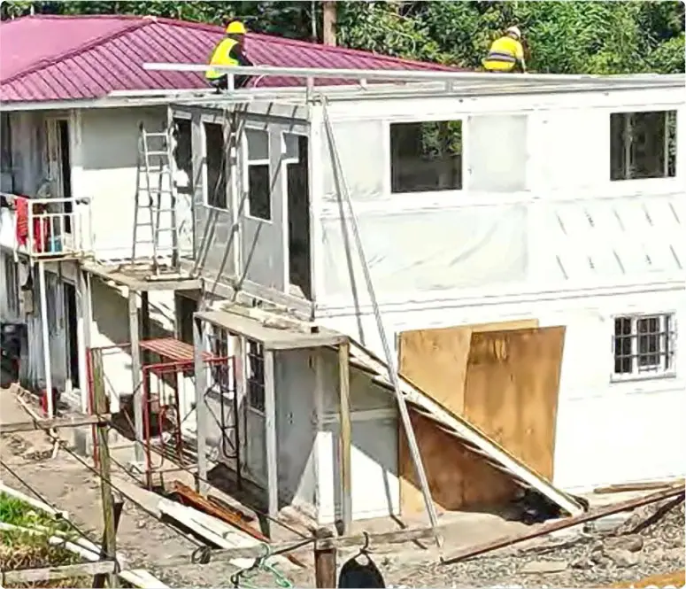 Housing Camp & Kitchen — Blocks, corridors and rooms