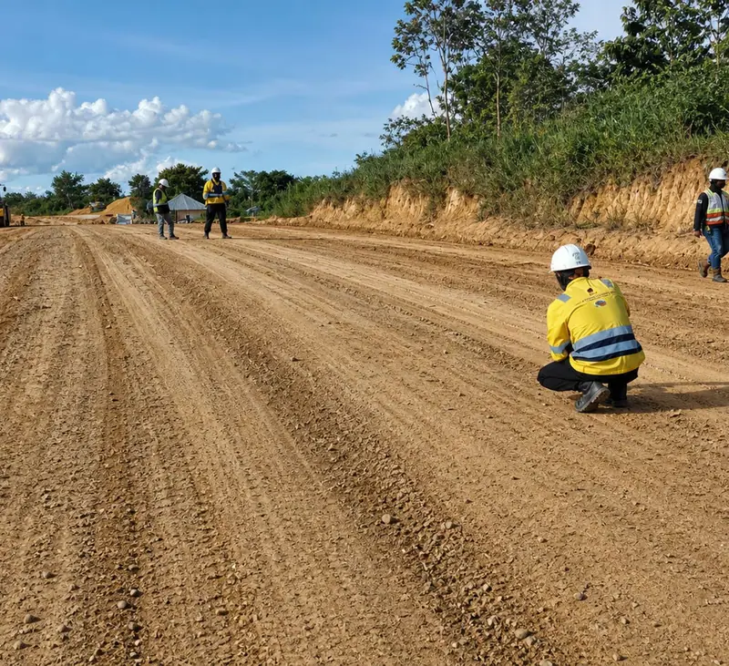 105 km Mining Hauling Roads