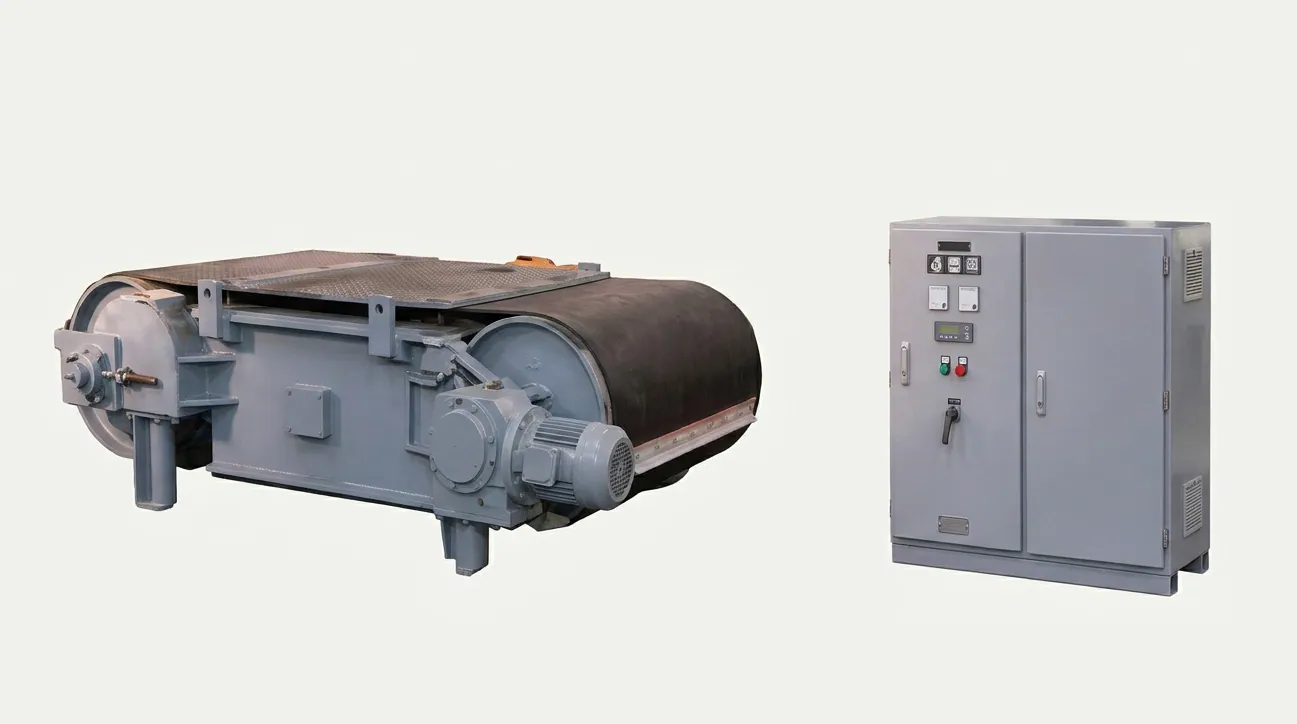 Overband Self-Cleaning Electro Magnetic Separators