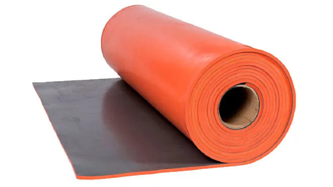 REXLINE ORANGE Rubber Sheeting