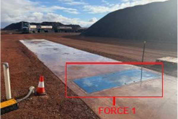 FORCE 1 – Slab highlighted